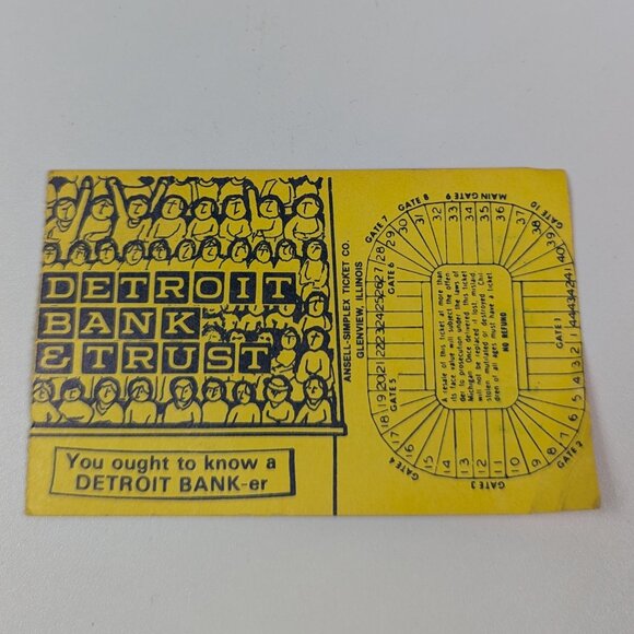Vintage University of Michigan Football vs Illinois 1978 Ticket Stub - Picture 2 of 5